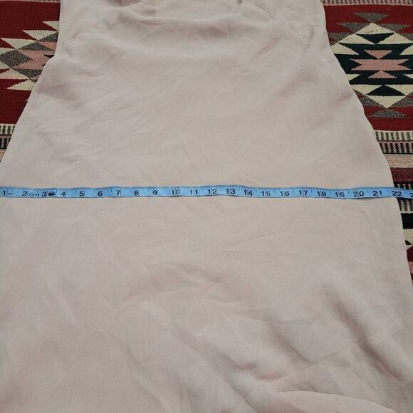 Reformation‎ Ferrara Maxi Dress Sz 14 Champagne Ruffle Cold Shoulder Bridesmaid - Picture 9 of 14